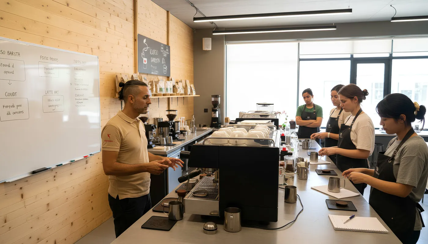 Cursos de barista y team building